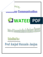 Business Communication Project Wateen