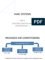 Hvac Systems: UNIT-2 Building Serivces and Intergration - I