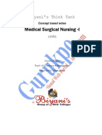 Medical Surgical Nursing - I