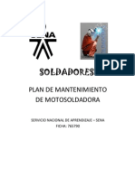 Informe de Mantenimiento de Un Motosoldadora