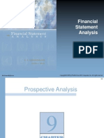 Chapter 9 " Prospective Analysis" FINANCIAL ANALYSIS STATEMENT