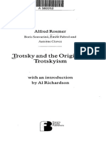 Al Richardson, Trotsky and The Origins of Trotskyism (Introduction and Contents)