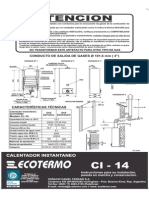 Calefon CL 14 C Encendido