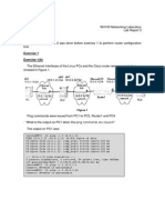 Lab Report - Cisco Router Configuration