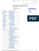 List of Programming Languages by Type