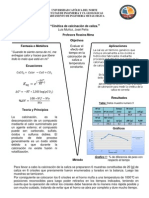 Informe de La Calcinacion de La Caliza