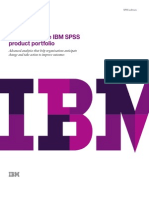 Get To Know The IBM SPSS Product Portfolio