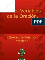 Partes Variables de La Oración