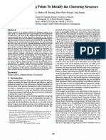 OPTICS: Ordering Points To Identify The Clustering Structure