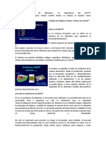 Atención Empresas de Alimentos