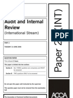 Audit and Internal Review