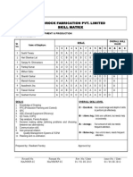 Skill Matrix Production & Dev.