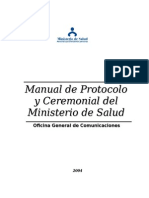 Manual de Ceremonial y Protocolo MINSA