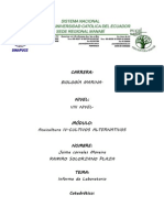 Informe de Laboratorio Acuacultura IV