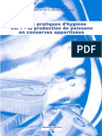 Guide de Bonnes Pratique D'hygiène Conserve de Poissonsn