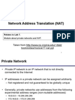 Network Address Translation (NAT)