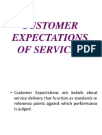 Customer Expectations of Services