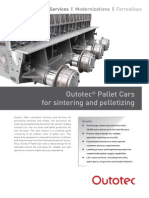 OTE Outotec Pallet Cars For Sintering and Pelletiz