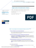 NRAU - Legislação Sobre o Arrendamento Urbano PDF