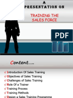 Training The Sales Force