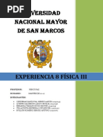 INFORME 8 DE F3-Electromagnetismo e Induccion Magnetica