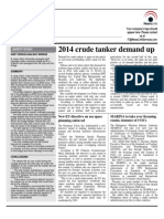 2014 Crude Tanker Demand Up: A Newslink Service For Dole Chile