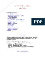 Stephen's Guide To The Logical Fallacies Stephen Downes Overview Index