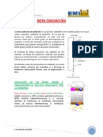 Beta Oxidacion