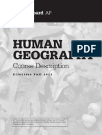 AP Human Geography Course Description