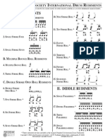 Percussive Arts Society International Drum Rudiments