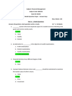 Bba502 b1850 MQP Answer Keys