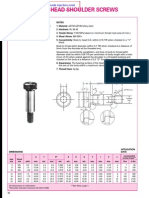 Metric Shoulder Screws