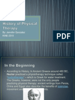 History of Physical Therapy