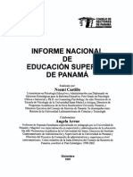 Informe Nacional Sobre La Educ S en Panam