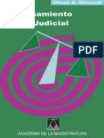 El Razonamiento Judicial