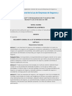 Reglamento de La Ley de Empresas de Seguros y Reaseguros