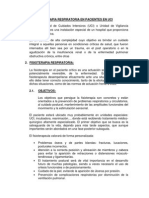 Fisioterapia Respiratoria en Pacientes en Uci