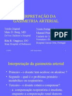 Interpretação de Gasimetria Arterial