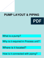 Pump Layout & Piping