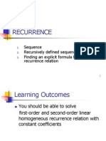 Discrete Structure Chapter 6-Recurrence Relation