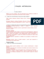 Exercícios de Fixação - Metodologia Cientifica