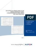 Calculation of Power Losses in The Damper Winding Winding of Large Hidrogenerators at Open-Circuit and Load Conditions