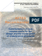 Caracterisation of Rock Masses Useful For The Design and The Construction of Underground Structures