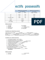 Adjectifs Possessifs