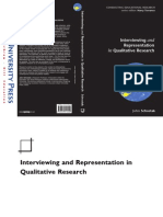 Schostak, J. (2006) - Interviewing and Representation in Qualitative Research PDF