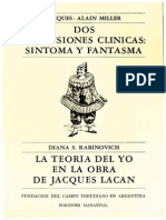 Dos Dimensiones Clí Nicas, Sintoma y Fantasma