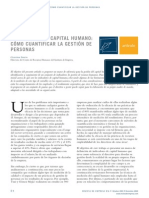 Indicadores de Capital Humano: Cómo Cuantificar La Gestión de Personas