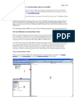 Page 1 of 38 VBA For Excel Lesson 1: The