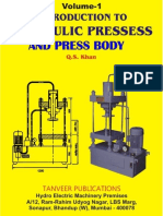 Voulme 1. Hydraulic Presses & Design of Press Body