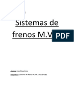 Informe de Sistema de Frenos Hidráulicos